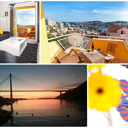 Two Bedroom With Sea View & Balcony Ντουμπρόβνικ